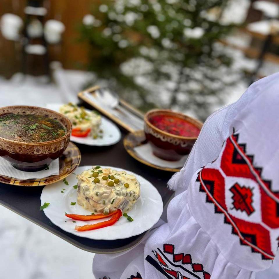 Водограй Hotel Vorokhta Eksteriør billede